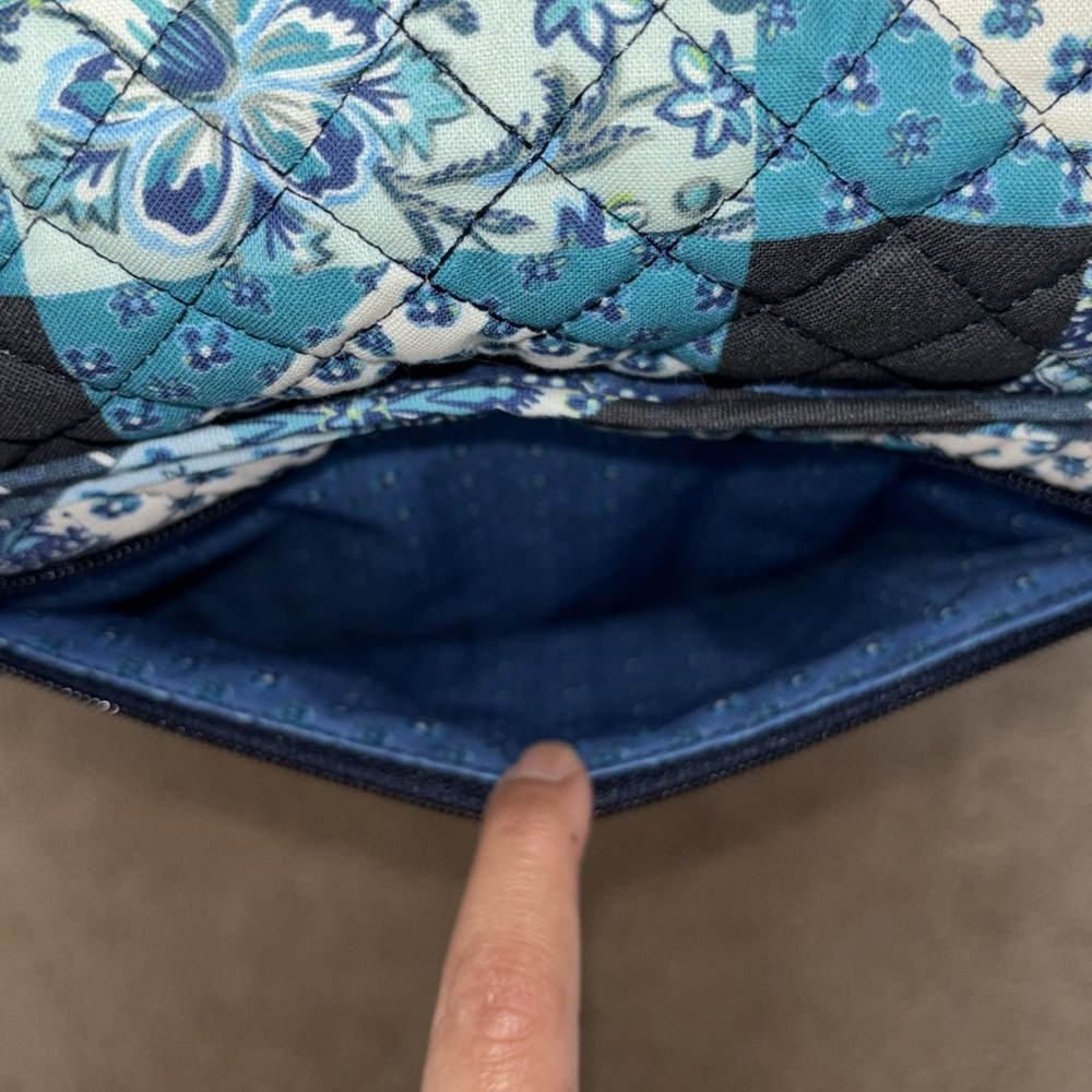 Vera Bradley Cloud Vine Patchwork Duffel - image 3